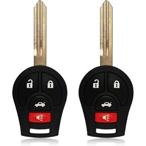2 Keylessbest Replacement for 2016 2017 2018 2019 Nissan 350Z Sentra Armada Juke Versa Murano Infiniti FX35 FX45 Key Fob Remote Control CWTWB1U751 4 Buttons 315MHz