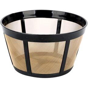 NRP Mesh Bottom Coffee Permanent Filter Universal Fit 10-cup BUNN Coffeemaker BTX, GRX, HG, HT NHB, NHS, ST & Other 12cup Filter Coffeemakers