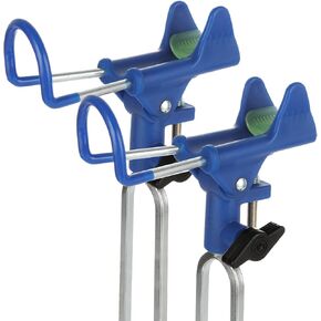 2 Pack Fishing Rod Holder for Bank Fishing, Fishing Pole Holders for Ground, Beach, 360 Degree Adjustable Fishing Pole Stand Equipment