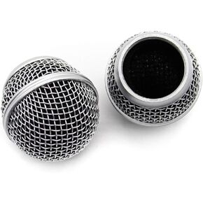 Microphone Head Replace, Mic Grille for SM58S, SM58LC, BETA58, BETA58A, M30, SV100, UT2, PGX24 SLX4, Steel Mesh Replacement Heads with Inner Foam (Blue)