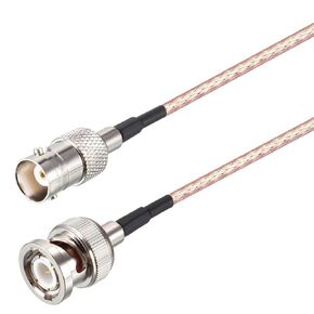 Oiyagai 2Pcs BNC Male to BNC Female HD-SDI Cable RG316 RF Coaxial Coax Antenna Pigtail Jumper 50 Ohm BNC Connector Adapter (15cm/5.9")