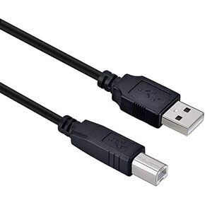 USB-B to USB-A Cable USB PC Computer Cable Cord Compatible for Audio-Technica AT2020USB+,Blue Snowball,TONOR,UHURU UM-925,MAONO AU-PM421 AU-A04,Bonke,Neewer,Dschlzy USB Condenser Microphone(10FT)