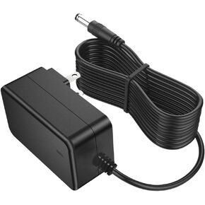 12V 2A Power Supply AC Adapter 24W Wall Charger,10 feet Extension Power Cord with 5.5x2.5mm/2.1mm Plug, 12 Volts 2000mA Replacement Power Adapter Transformer Cable [10ft]