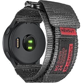 Watch Bands Compatible with Amazfit, Rugged Nylon Sports Strap With Woven Loop Design for Amazfit GTR 2e/ GTR 2/ GTR 3 Pro/GTR 3/ GTR 4 Smartwatch