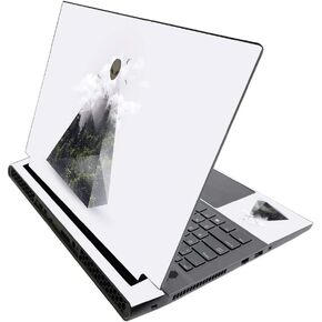 MightySkins Skin for Alienware M17 R3 (2020) & M17 R4 (2021) - Black Aztec | Protective Viny wrap | Easy to Apply and Change Style | Made in The USA