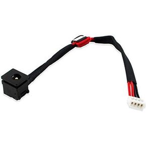 DC Power Jack Cable for Toshiba Satellite C655D-S5236 C655D-S5300 C655D-S5130 C655-S5082 C655D-S5057 C655-S5128 C655D-S5080 C655D-S5041 C655-S5084 L505-S6951 C655-S5128 C655D-S5086 C655-S5092