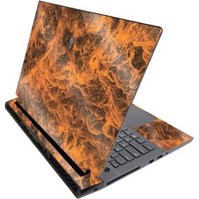 MightySkins Glossy Glitter Skin for Alienware M17 R3 (2020) & M17 R4 (2021) - Burning Up | Durable High-Gloss Glitter Finish | Easy to Apply and Change Style | Made in The USA