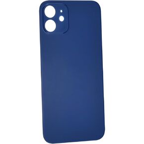 Back Glass for iPhone 12 A2403 A2172 A2402 Replacement with Pre cut Adhesive - 6.1" Blue
