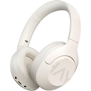 سماعات رأس HAYLOU S30 Hybrid النشطة بخاصية إلغاء الضوضاء - سماعات رأس بلوتوث فوق الأذن مع ميكروفون ENC، وقت تشغيل 80 ساعة، تصميم قابل للطي، بلوتوث 5.4 - الإصدار الأساسي