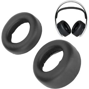Headphone Ear Pads, for PS5 Pulse 3D Earphones Replacement, Noise Isolation Memory Foam and Soft Protein Leather, Comfortable Headsets Cushion