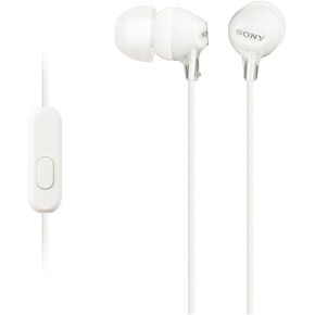SONY sealed inner ear receiver MDR-EX15AP/W White