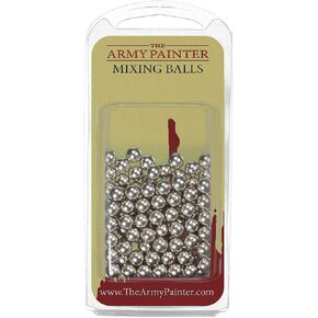 The Army Painter Paint Mixing Balls & Miniature Bases Box Set, Rust-Proof Stainless Steel Paint Mixing Balls for Mixing Model Paints, Mixing Agitator Balls and Paint Balls, 5.5mm, apr. 0.22in, 100 Pcs