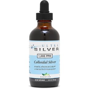 Ultra Silver® Colloidal Silver | 1,000 PPM, 8 Oz (236mL) | Mineral Supplement | True Colloidal Silver - with Dropper