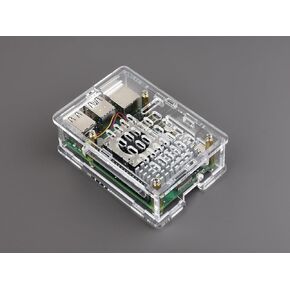 Waveshare Clear Acrylic Case for Raspberry Pi 5, Supports Installing Official Active Cooler