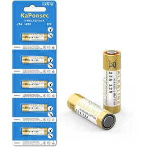 5 Pack Alkaline 27A 12 Volt Batteries for Celling Fan and Remote