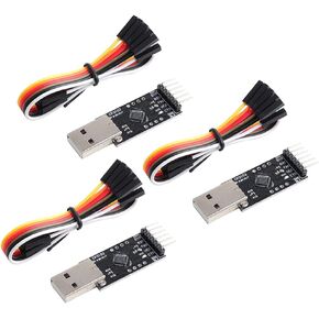 3 قطع CP2102 USB إلى TTL وحدة تسلسلية مع دبوس DTR، محول محول وحدة تنزيل STC لـ Arduino، ESP32-cam، GSM Relay، Pro Mini، شاشة Nextion، Beitian GPS in Kuwait