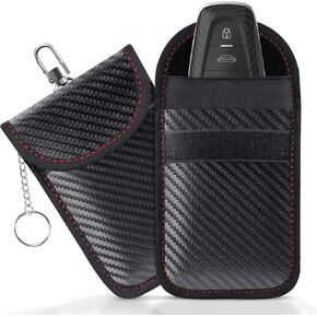 Car Key Cover,(2 Piece) Car Key Fob Cover,Car Key Holder,Faraday Bags,Faraday Box,Faraday Car Key Bags,Rfid Key Fob Cover,Car Key Protectors,Car Key Anti Theft Device,Key fob signal blocker
