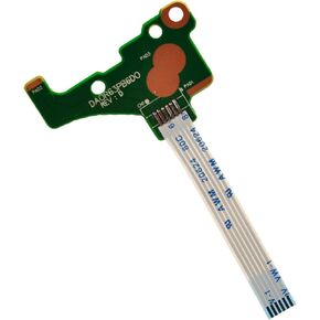 Power Switch Button Board with Ribbon Cable Replacement for HP Pavilion 17-E 15-E 15-E000 TPN-Q118 Q117 15-e064TX 14-E DA0R68PB6D0 720673-001