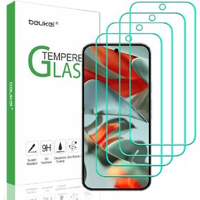 beukei (4 Pack) Designed for Google Pixel 9 / Pixel 9 Pro Screen Protector Tempered Glass,6.3" Anti Scratch, Bubble Free, 9H Hardness