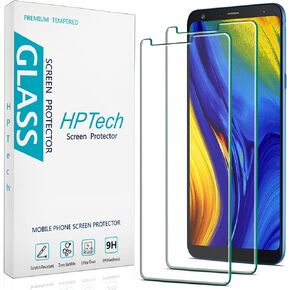 HPTech 2-Pack Tempered Glass For LG Stylo 4, LG Stylus 4 Screen Protector, Easy to Install, Bubble Free, 9H Hardness