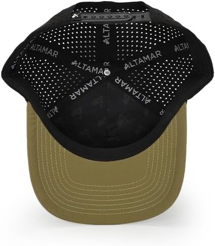 قبعة ALTAMAR Offshore Snapback مقاومة للماء للرجال والنساء، صيد الأسماك، الجولف، القوارب، أو التمرين، تاج عادي زيتوني in Saudi Arabia