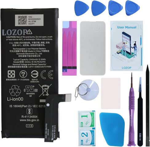 for Pixel 7 Battery Replacement Kit, Replacement Battery for Google Pixel 7 Model GVU6C, GQML3, GO3Z5 with Repair Tools Kit and User Manual in Kuwait