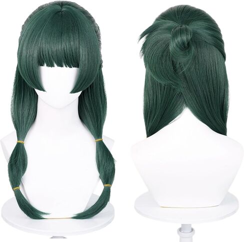 Anime Black Cosplay Wig Straight Cute Wig Costume Cosplay Wigs Halloween Party Comic Wig + Wig Cap in Kuwait