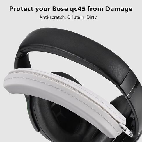 Case for Bose QuietComfort 45, Silicone Cover for Bose qc45, Soft Protective Accessories Cases, Black in Saudi Arabia