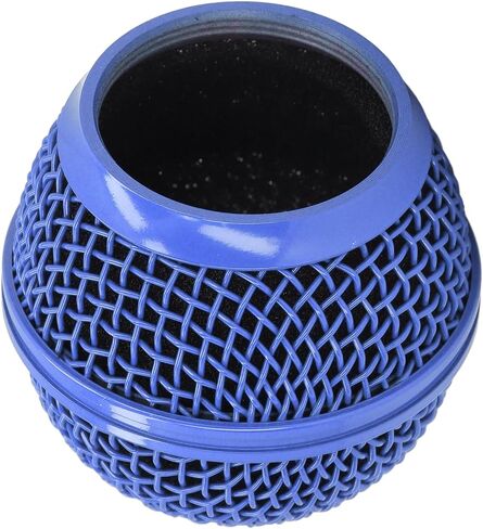 Microphone Head Replace, Mic Grille for SM58S, SM58LC, BETA58, BETA58A, M30, SV100, UT2, PGX24 SLX4, Steel Mesh Replacement Heads with Inner Foam (Blue) in Saudi Arabia