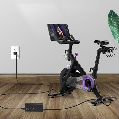 استبدال مصدر الطاقة TKDY 12 فولت لسلك شاحن دراجة تمرين Peloton، محول طاقة 12 فولت 5 أمبير 4.17 أمبير. in Kuwait