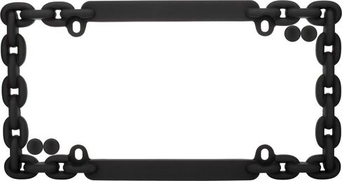 Cruiser Accessories 20530 Chain License Plate Frame, Chrome in Kuwait