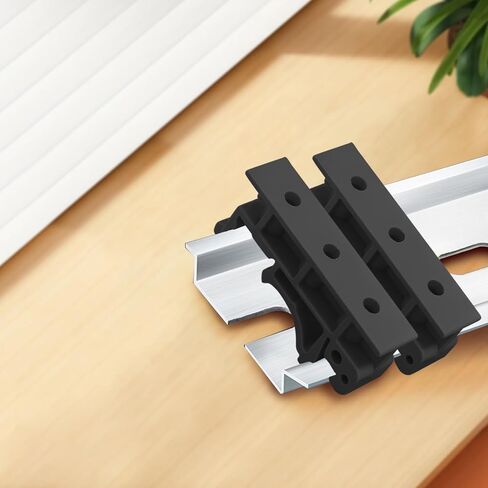 10 Sets 35mm PCB DIN C45 Rail Adapter Circuit Board Mounting Bracket Stand Carrier Din Rail Mount PCB Holder for Electronic Switching Devices (Green) in Saudi Arabia
