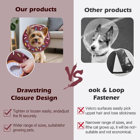 Dog Cones for Small Dogs,Comfortable Adjustable Soft Dog Cone After Surgery，Soft Protective Recovery Cone for Dogs and Cats,Washable Dog Elizabethan Collar Stop Licking Wounds (Blue, S) in Saudi Arabia