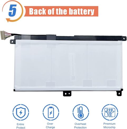 ASODI AA-PBUN3AB Laptop Battery Compatible with Samsung NP530E5M NP530E5M-X02US NP550XTA-K01US NP740U3L-L02US NP740U5L NP740U5L-Y03US NP730QAA NP530E5M NP740U NP740U3L Series AA-PBUN3QB 43Wh in Kuwait