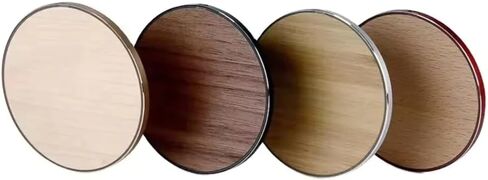 Wood Wireless Charger Pad, 15W Fast Charge, Qi Certified, Compatible with iPhone, Elegant Home or Office Decor (Redwood) in Saudi Arabia