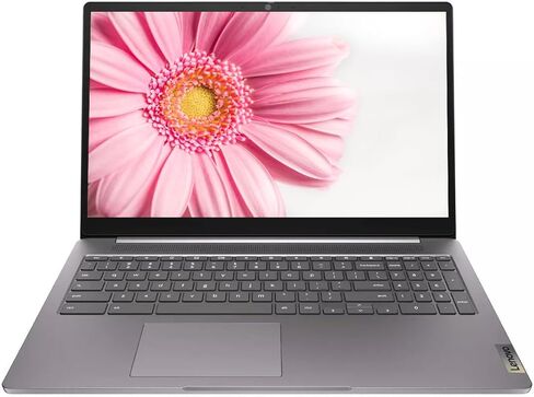 Lenovo Premium 15" FHD IPS Anti-Glare Touchscreen Chromebook, Intel 4-Core Processor Up to 3.29GHz, 4GB Memory, 128GB Storage, MSD Slot, HDMI, Webcam, Chrome OS, Dale Silver (Renewed) in Saudi Arabia