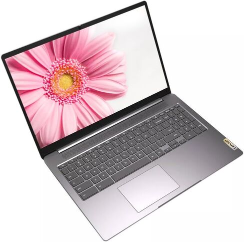 Lenovo Premium 15" FHD IPS Anti-Glare Touchscreen Chromebook, Intel 4-Core Processor Up to 3.29GHz, 4GB Memory, 128GB Storage, MSD Slot, HDMI, Webcam, Chrome OS, Dale Silver (Renewed) in Saudi Arabia