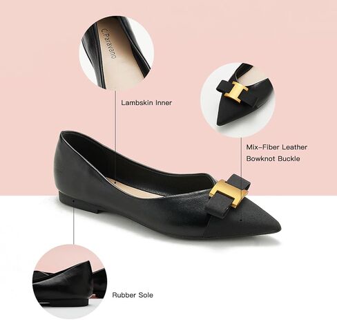 C.Paravano Flats for Women | Pointed Toe Flats | Ballet Flats | Women Shoes Dressy Comfortable in Saudi Arabia