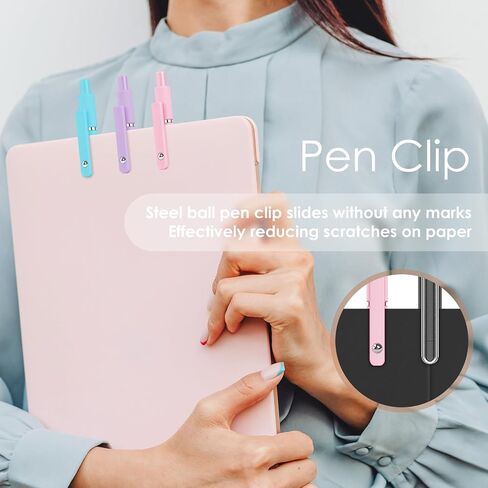 Black Gel Pens, College School Supplies, 0.5mm Black Ink Pens for Journaling, Cool Stuff Gifts for Dad Father Boyfriend, Birthday Gifts for Men, Him, Husband (6pcs Black Gray White) in Saudi Arabia