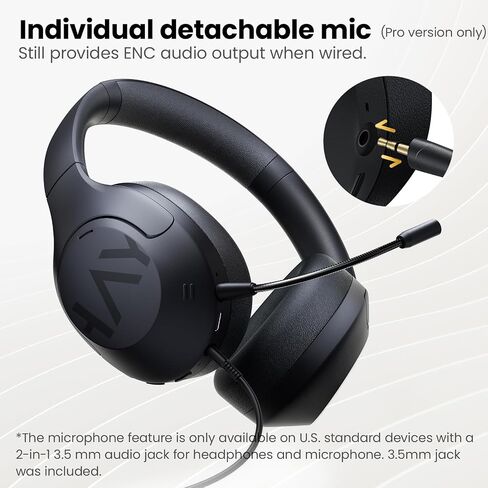 HAYLOU S30 Pro ANC Wireless Headphones, Bluetooth 5.4, 80H Over Ear Headset in Kuwait