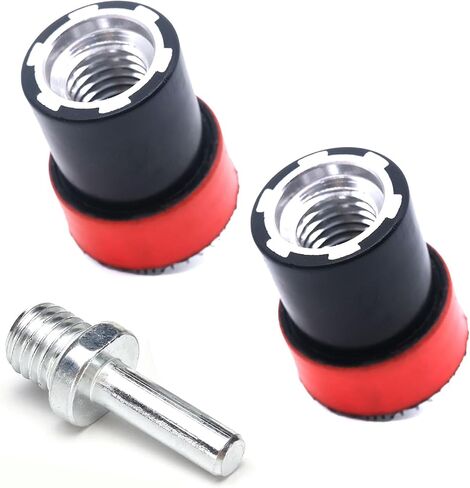 3 Inch Hook and Loop Backing Pads Orbital Sander Polisher Backer Pads with 5/8"-11 Drill Adapter 2-Pcs in Kuwait