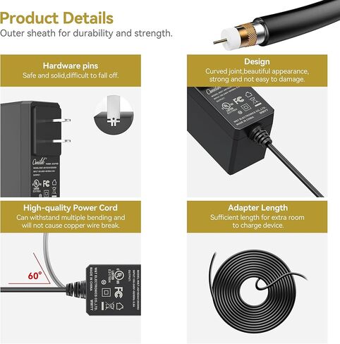 شاحن UL 15V متوافق مع مكنسة اليد اللاسلكية Dirt Devil Gator 10.8V bd10100؛ شاحن Royal Dirt Devil Vac + Dust Cordless BD21005 BD21005PC BD21005U BD21005RM in Kuwait