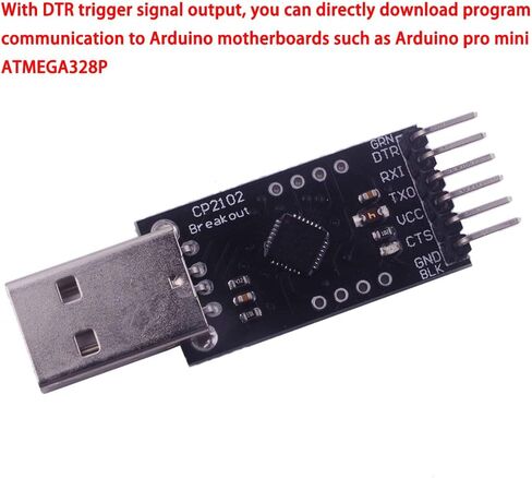 3 قطع CP2102 USB إلى TTL وحدة تسلسلية مع دبوس DTR، محول محول وحدة تنزيل STC لـ Arduino، ESP32-cam، GSM Relay، Pro Mini، شاشة Nextion، Beitian GPS in Kuwait