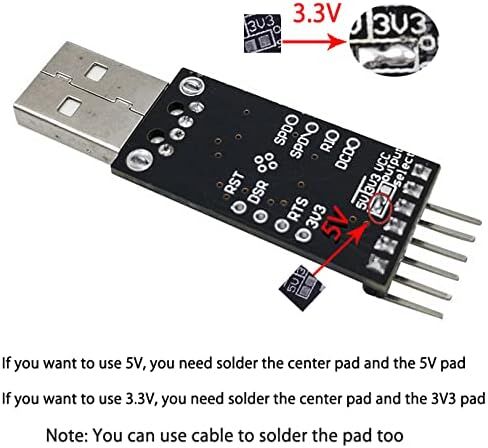3 قطع CP2102 USB إلى TTL وحدة تسلسلية مع دبوس DTR، محول محول وحدة تنزيل STC لـ Arduino، ESP32-cam، GSM Relay، Pro Mini، شاشة Nextion، Beitian GPS in Kuwait
