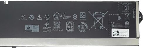 RCVVT 83Wh 6827mAh 6-Cell Battery Replacement for Dell Precision 7670 Series Laptop X26RT NWDC0 11.55V in Saudi Arabia