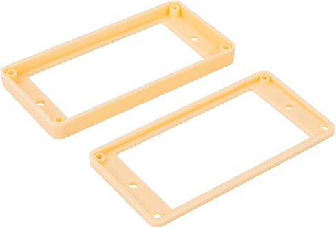 Banworks Humbucker Pickup Rings Pickup Frame Flat Bottom Slanted Neck and Bridge Pickup Mounting Ring Plastic Cover for Epiphone LP Electric Guitars Pack of 2 JT/SYQG-01 Cream in Saudi Arabia