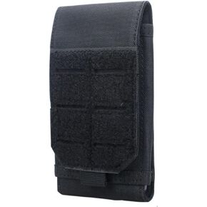 Tactical Mobile Phone Bag, Mobile Phone Belt Bag Holster Molle Mobile Phone Bag Tools Bag Army Mobile Phone Belt Pouch Khaki