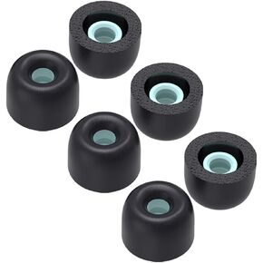 Memory Foam Eartips Replacement for Sony WF-1000XM4 Earbuds Earpad & WF WI XBA Series WF-SP900 WF-XB700 WI-1000X by TENNMAK(L-Large 6pcs)