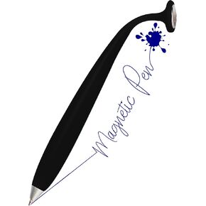 Wellspring Wiggle Pen - Magnetic Pens For Fridge And Other Magnetic Surfaces, For Making Quick Notes Or Lists, Use With A Grocery List Magnet Pad For Fridge (Amethyst)