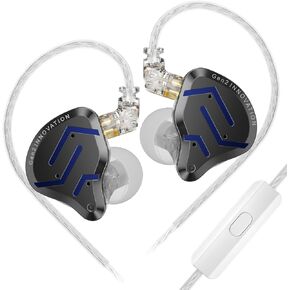 KZ ZSN Pro 2 IEM، شاشات HiFi KZ داخل الأذن، سماعات أذن سلكية KZ مع برامج تشغيل هجينة 1ba 1dd، سماعات أذن للموسيقيين عالية الدقة مع كابل خالٍ من التشابك للألعاب (مع ميكروفون، أصفر) in Kuwait